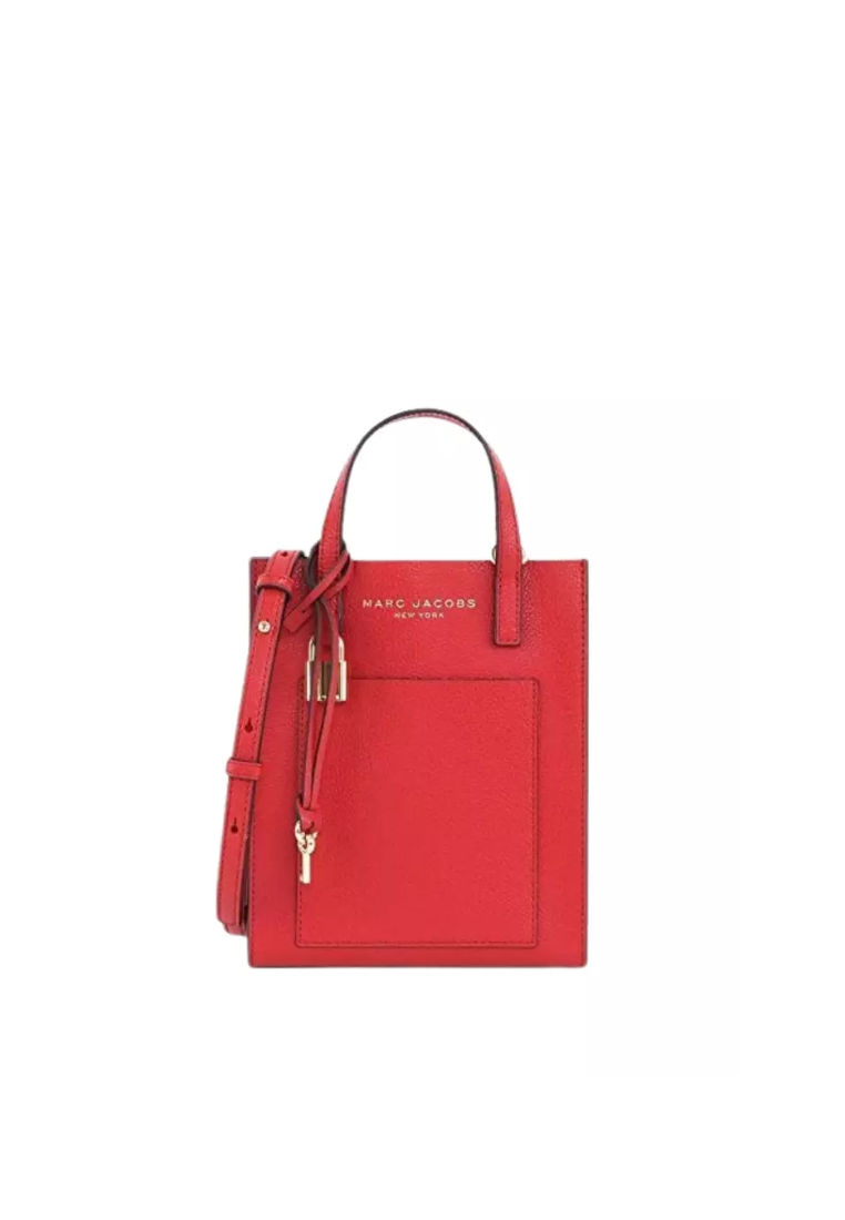 Marc Jacobs Micro Mini Grind Tote Crossbody bag In Savvy Red H001L03FA22