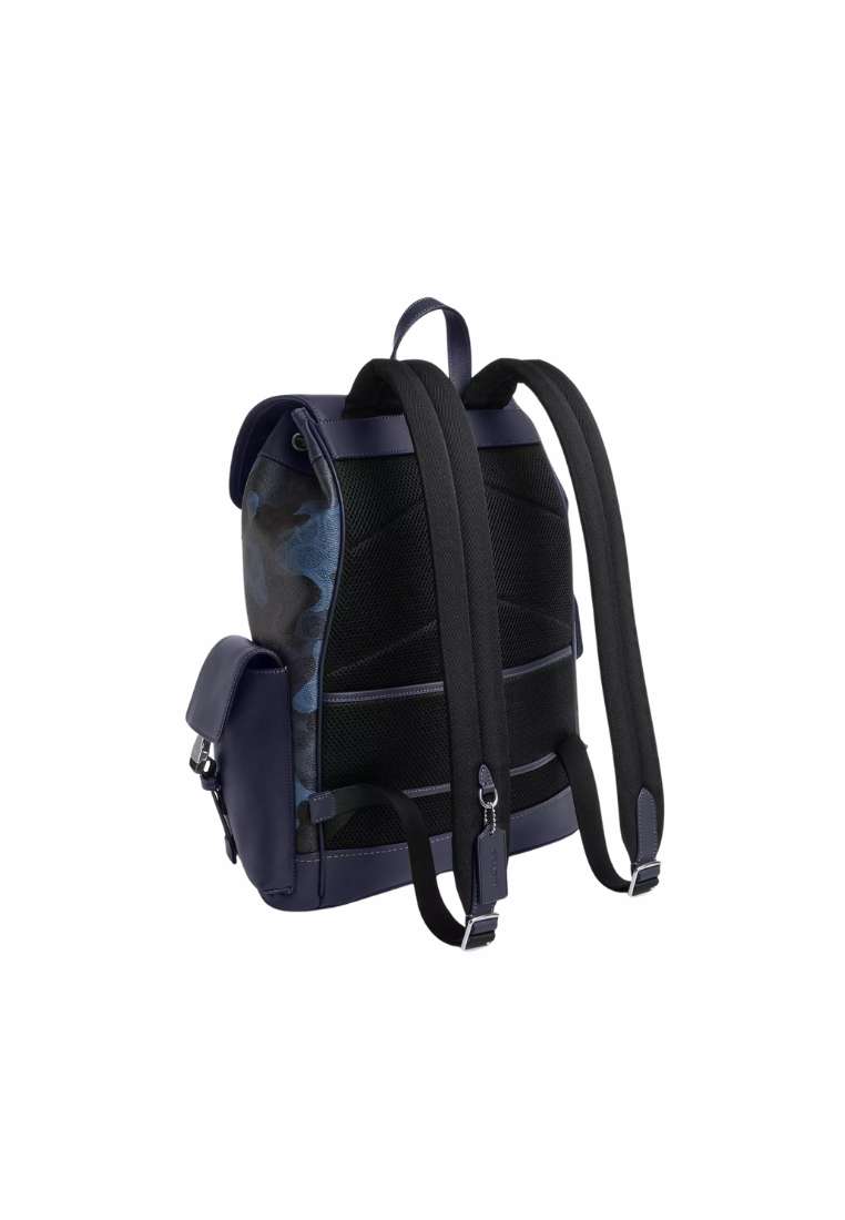 ( PREORDER ) Coach Clark In Signature Camo Print Backpack In Silver CDC20
