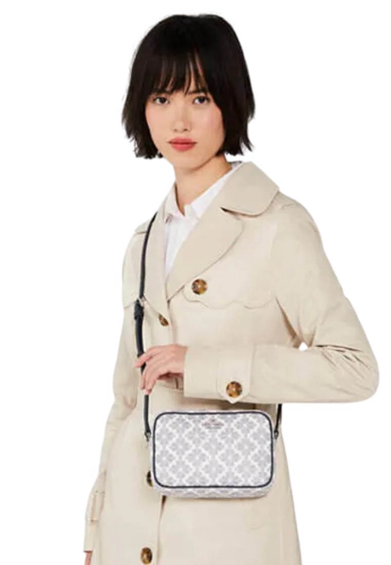 Kate Spade Signature Spade Flower Mini Camera Bag In Navy Multi KG489