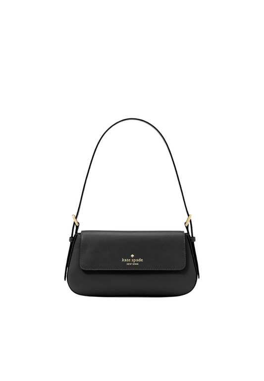 Kate Spade Madison Small Flap Shoulder Bag In Black KK952