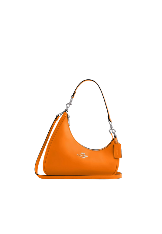 ( PREORDER ) Coach Twisted Teri Shoulder Bag In Bright Mandarin CBI01