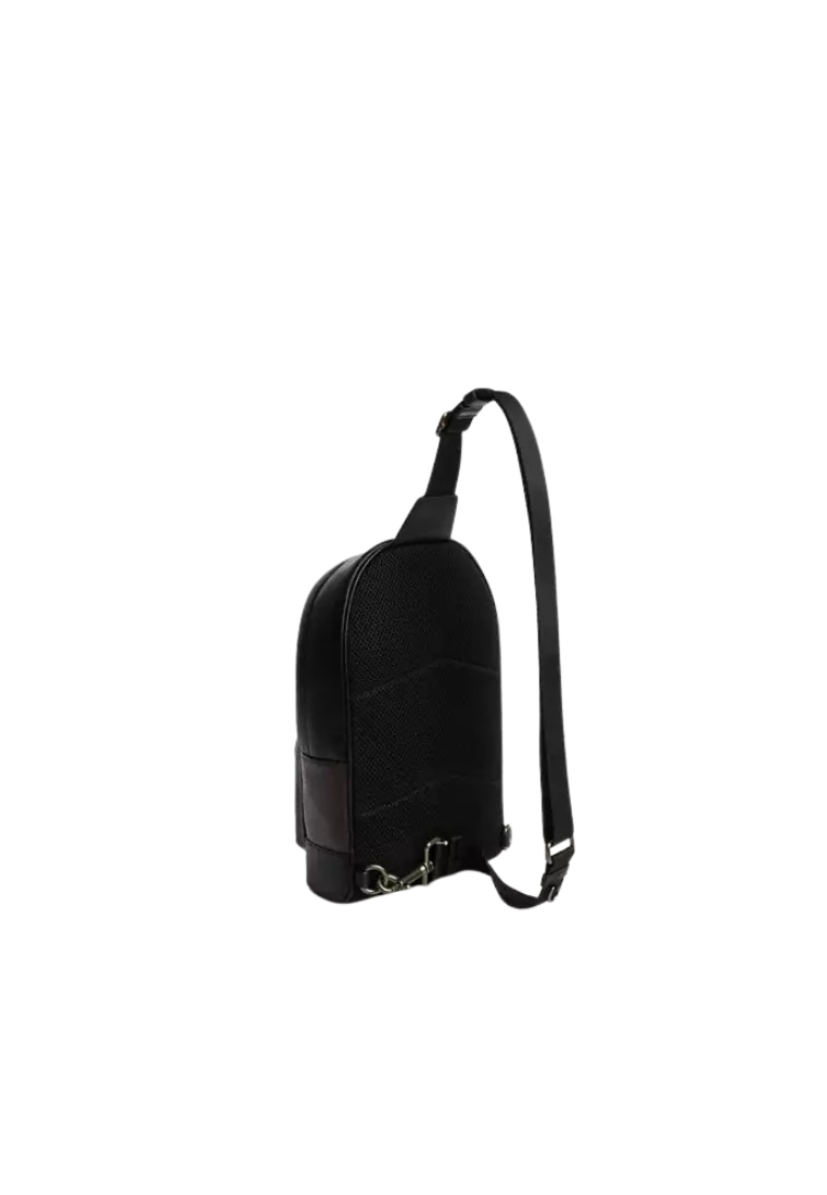Coach West Crossbody Bag Pack In Signature Canvas With Varsity Stripe In Walnut Multi CDC53