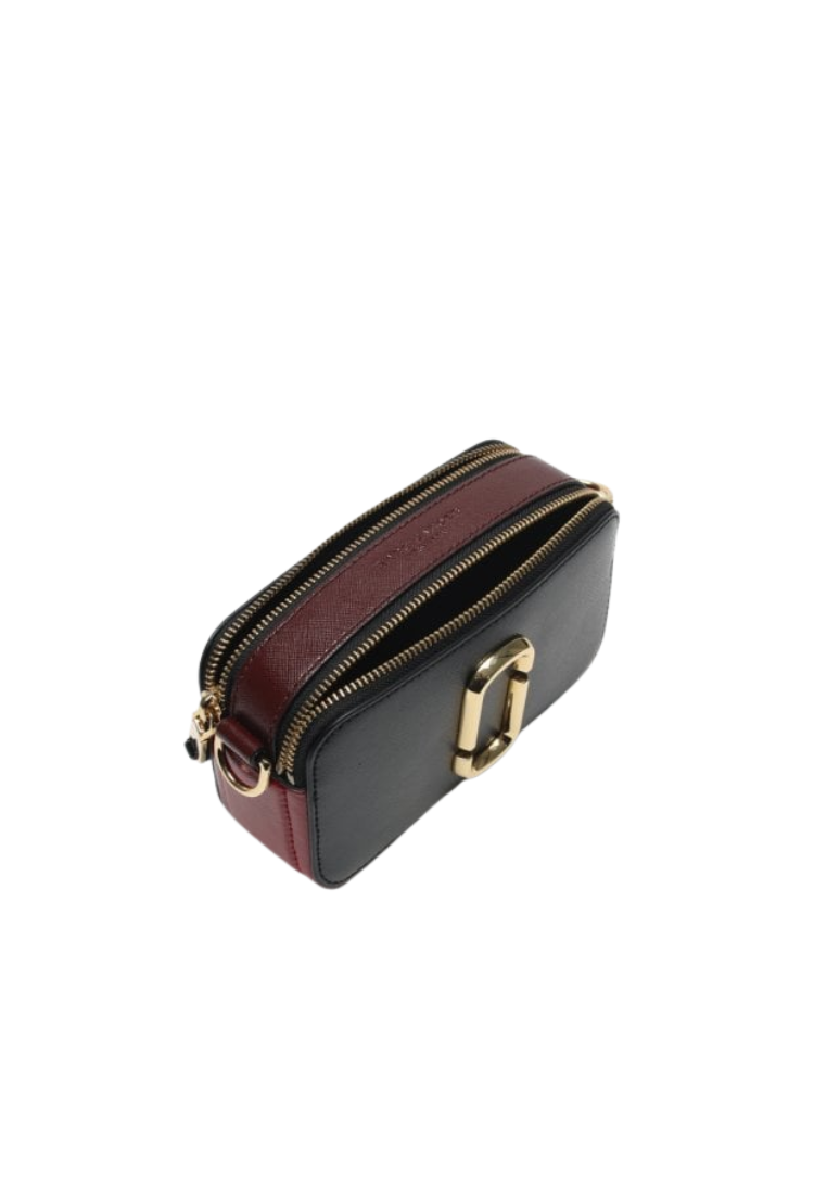 Marc Jacobs Snapshot Camera Bag In Black Red M0012007