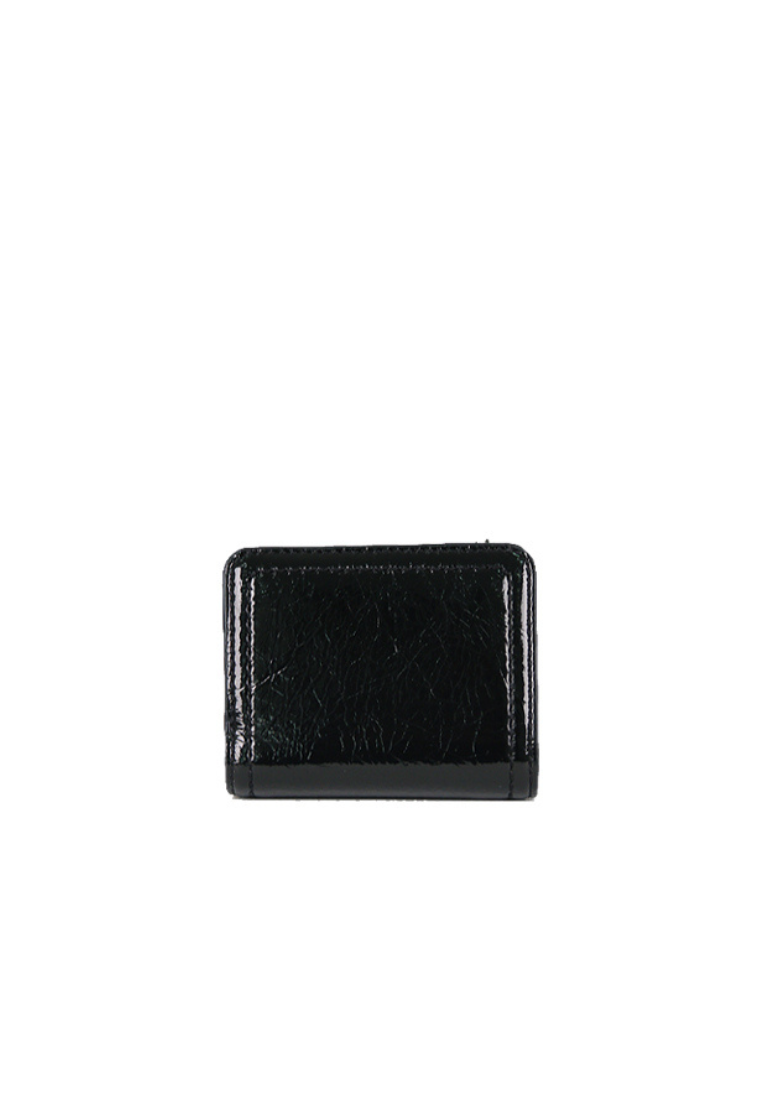 Marc Jacobs Mini Compact Wallet Patent Leather In Black S133M01RE21