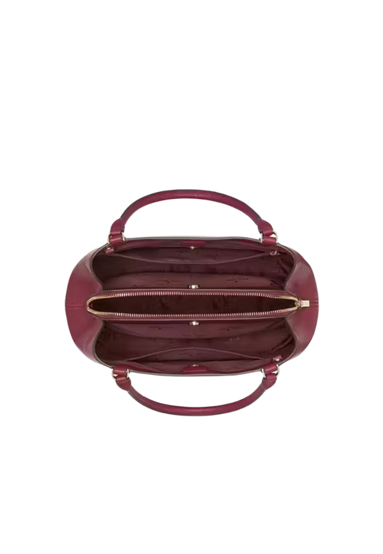 Kate Spade Lena Satchel Bag In Cherrywood KH434