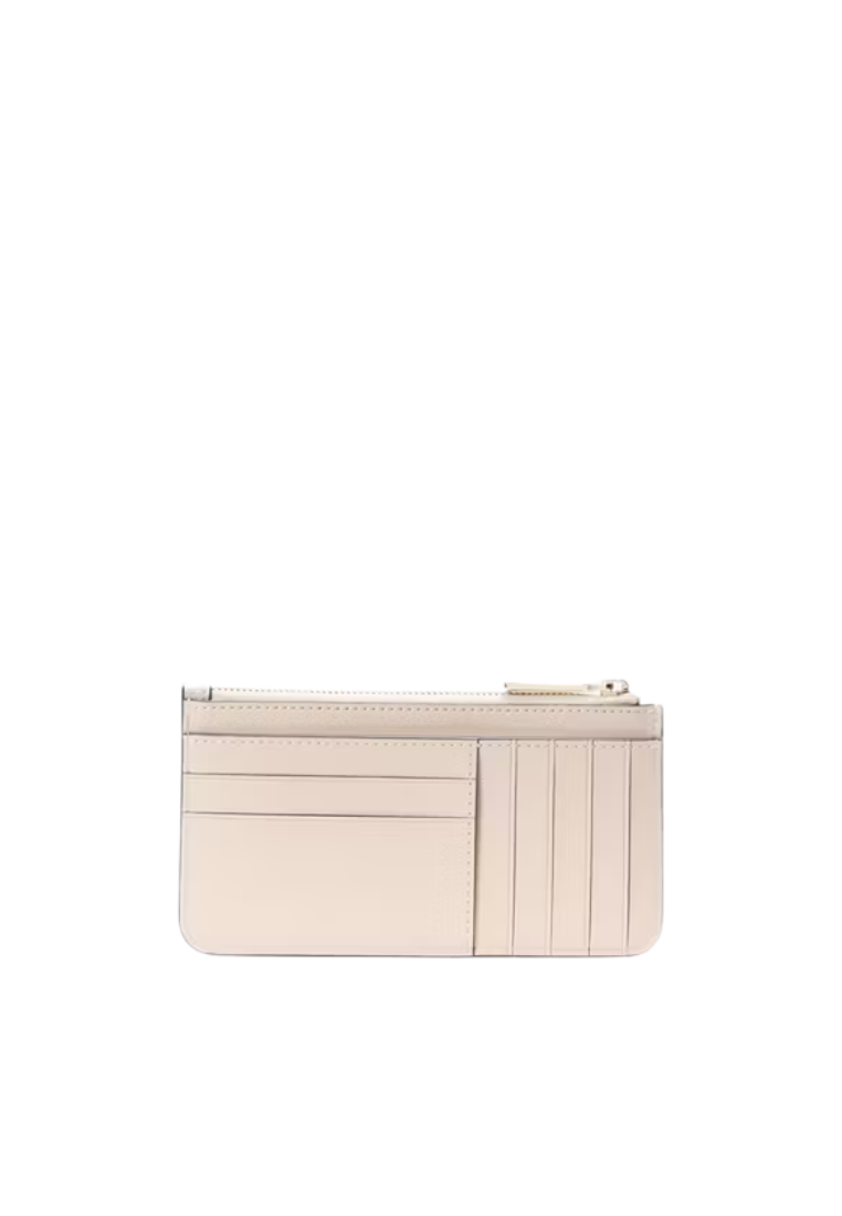 Kate Spade Signature Spade Flower Card Holder Large Slim In Dark Beige KK895