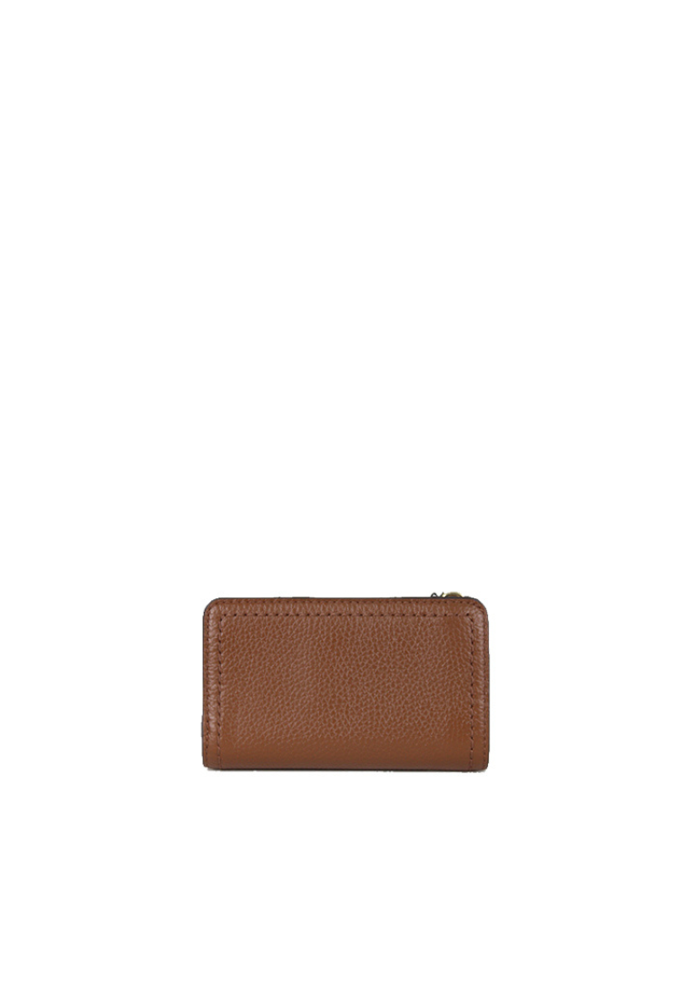 ( AS IS ) Marc Jacobs Groove Medium Bifold Wallet In Cognac S104L01SP21