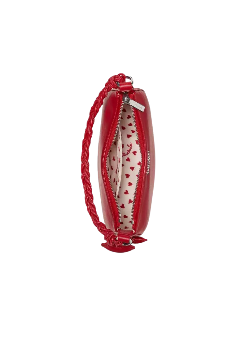 Kate Spade Nova Braided Strap Shoulder Bag In Cherry Rouge KN610