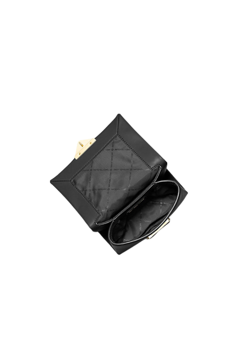 Michael Kors Cece Small Shoulder Bag Faux Leather In Black 35F2G0EC5O