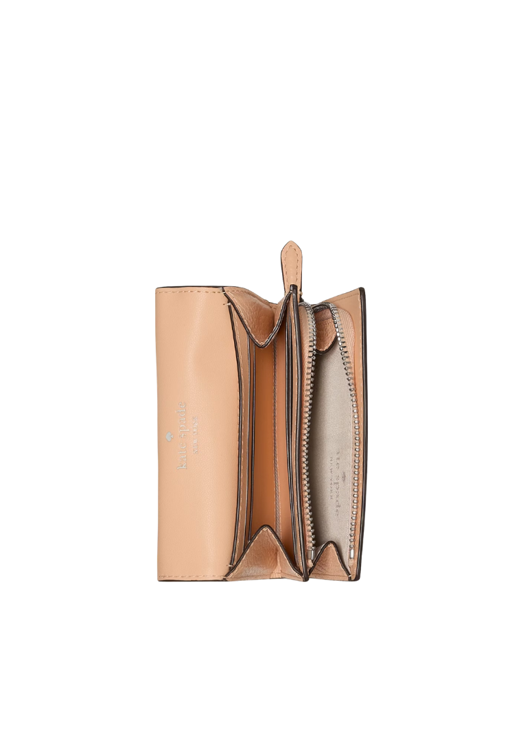 Kate Spade Kayla Small L-Zip Wallet In Citrus Glaze KK056