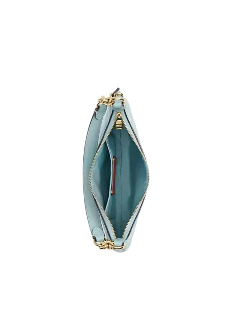 Coach Mini Payton Shoulder Bag Signature Canvas In Light Blue CEL06