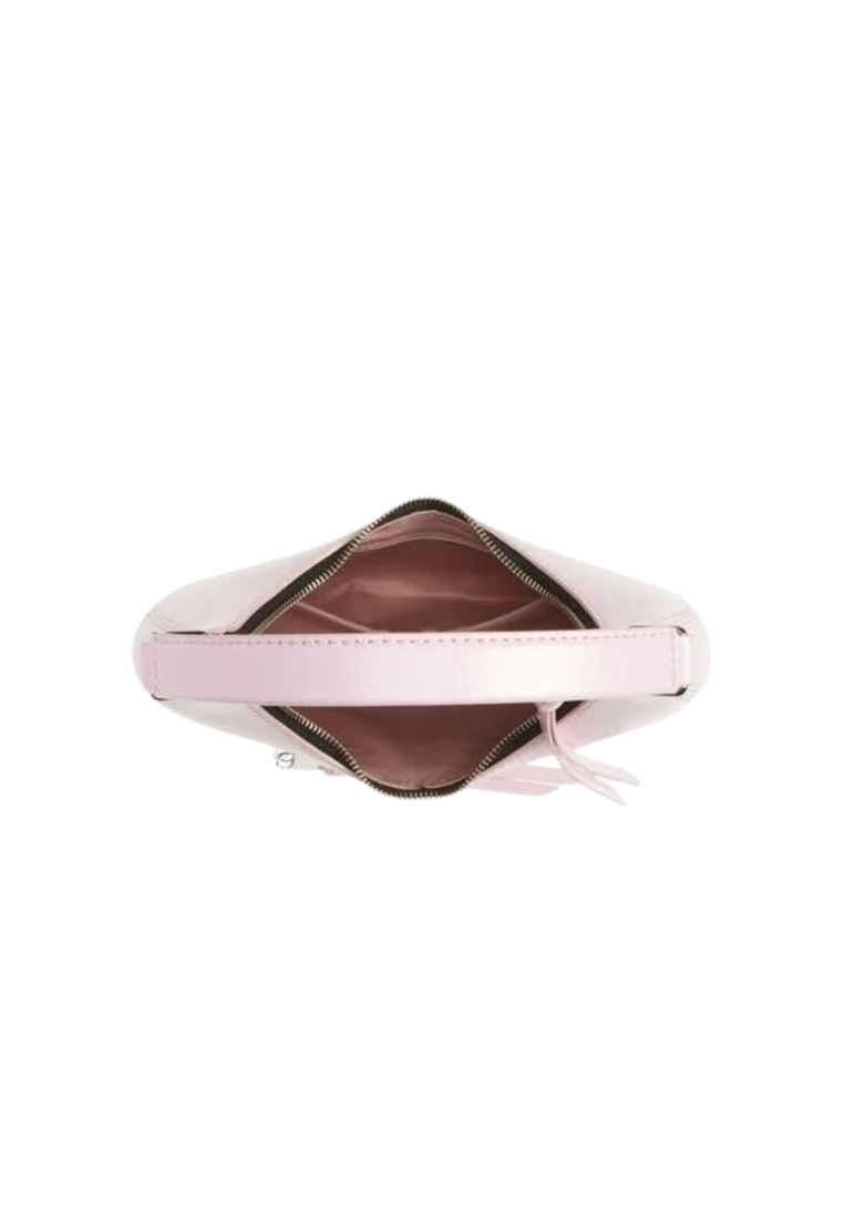 Marc Jacobs Glossy Crescent Small Shoulder Bag In Bubblegum 4P4HSH001H01