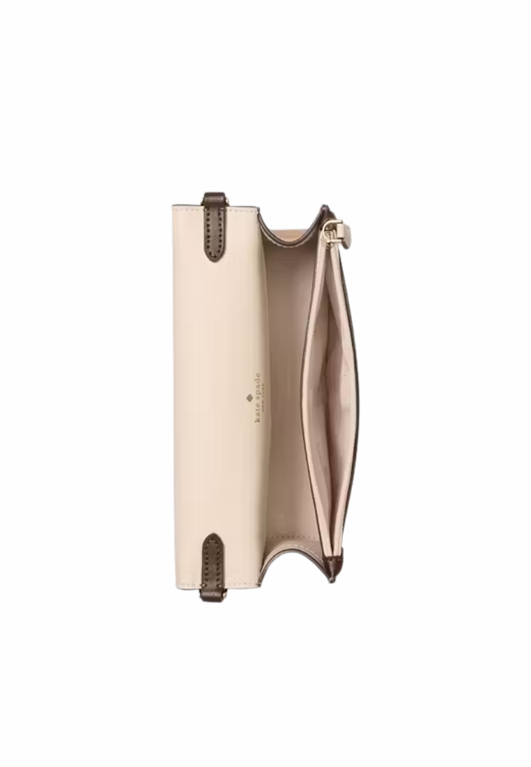 Kate Spade Knott Colorblock Mini Flap Crossbody Bag In Milk Glass KM610