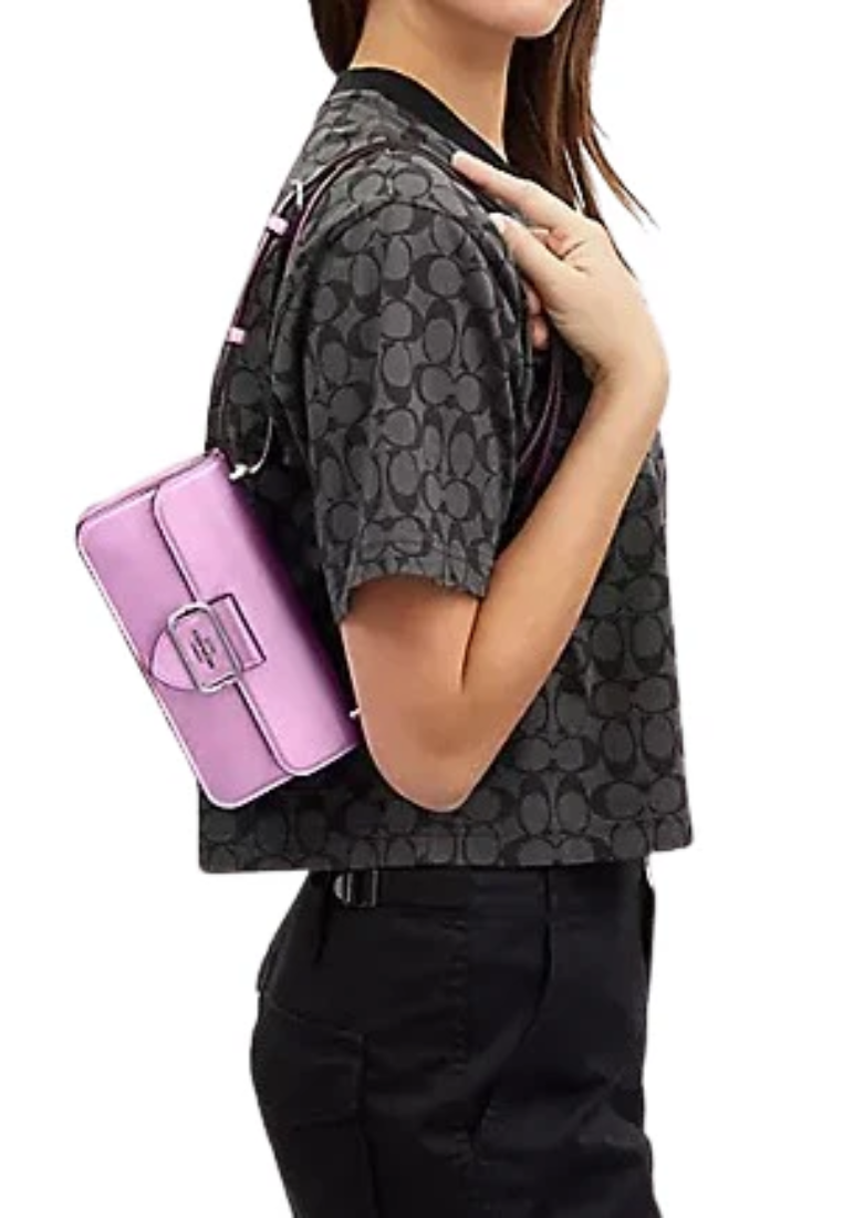 Coach Morgan Crossbody Bag In Metallic Lilac CO984
