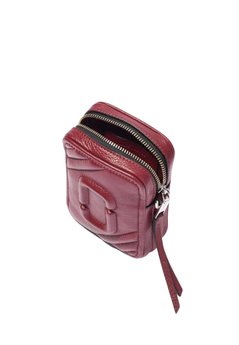 Marc Jacobs The Moto Shot Crossbody Bag Phone Case Bag In Vachetta Red S163L01RE21