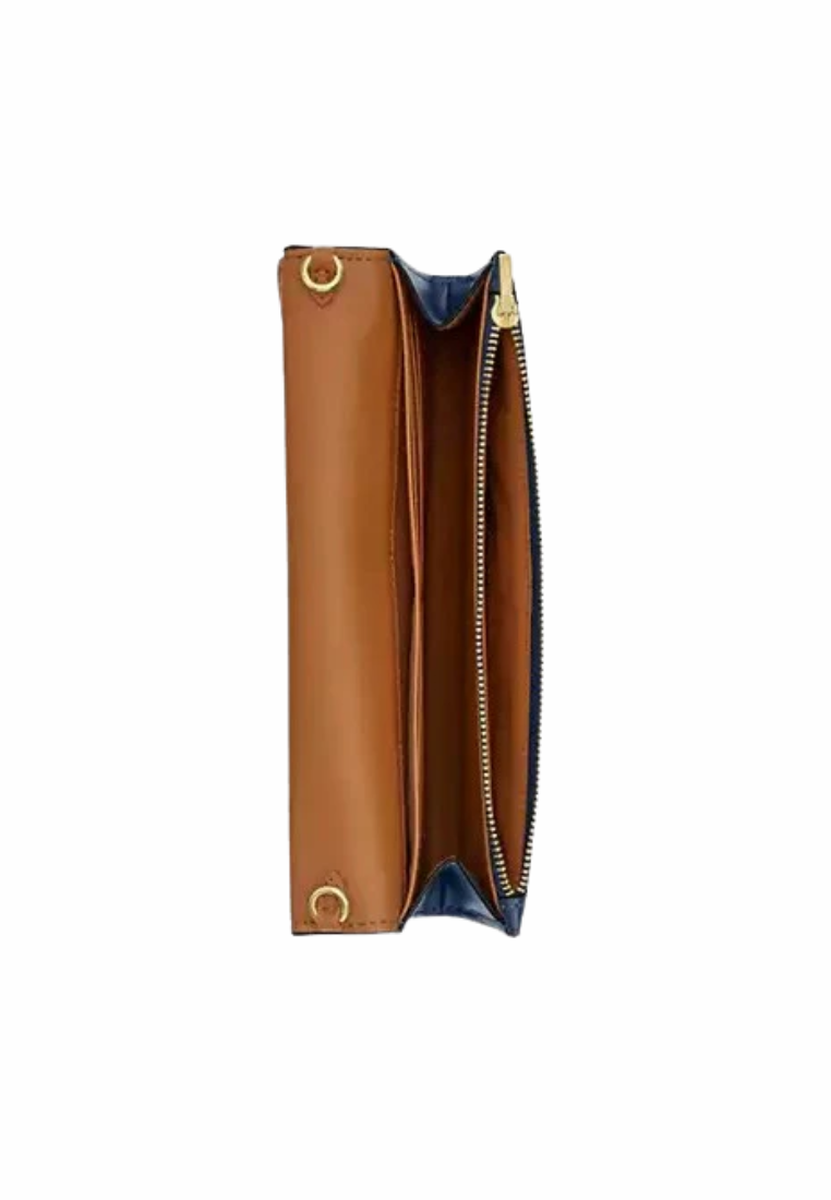 Coach Klare Wallet With Chain In Deep Blue CBI22