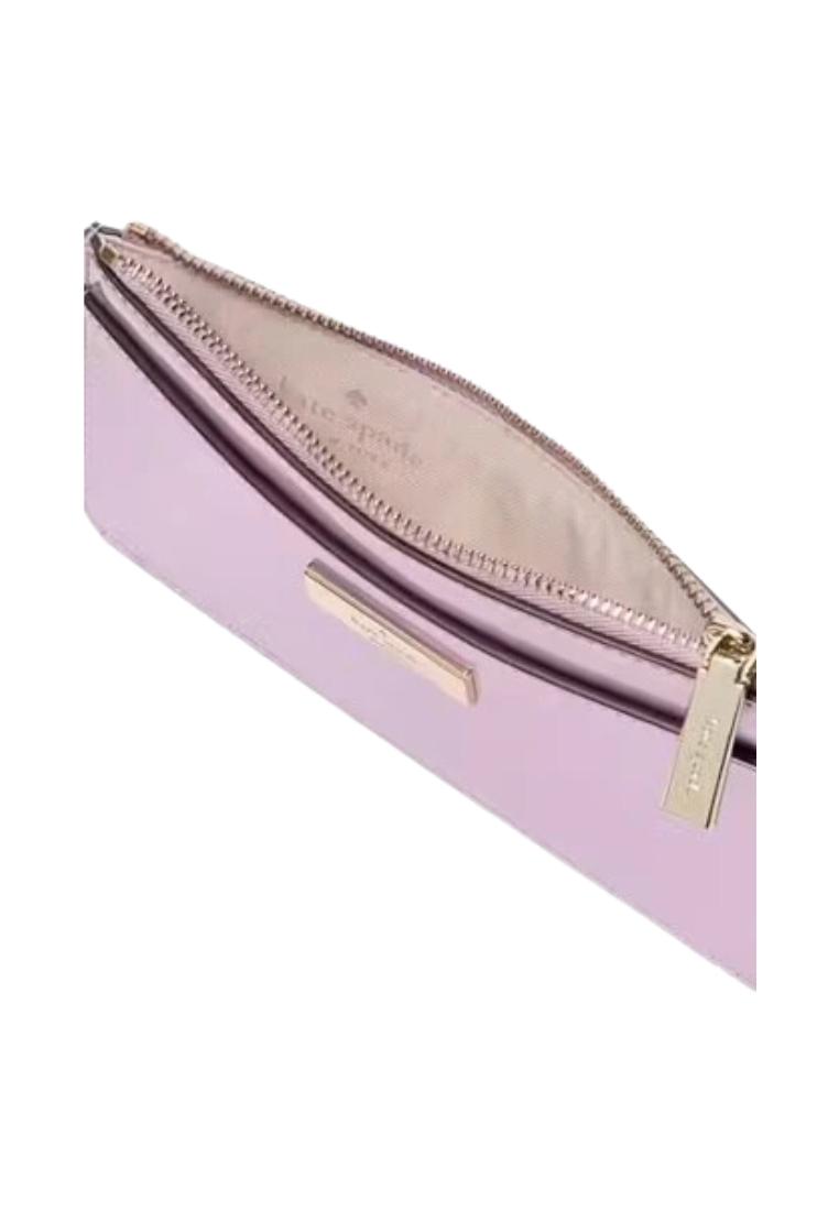 Kate Spade Kenzie Boxed Large Slim Card Holder In Quartz Pink KJ013