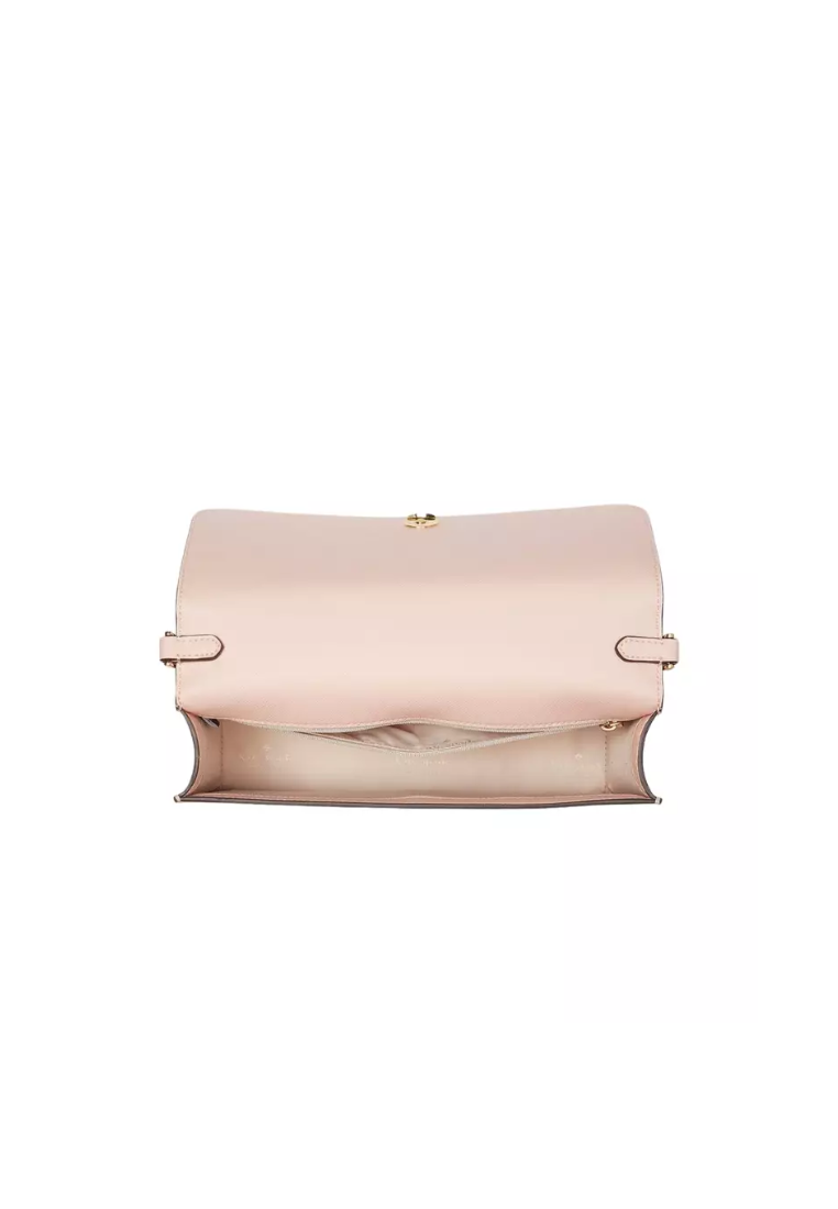 Kate Spade Madison Crossbody Bag Flap Convertible In Conch Pink KC430