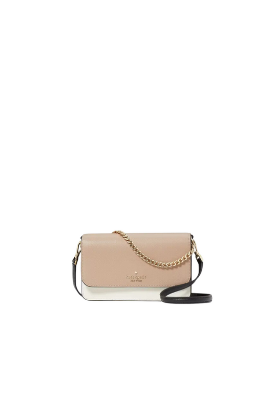 Kate Spade Madison Small Flap Crossbody Bag In Toasted KC517