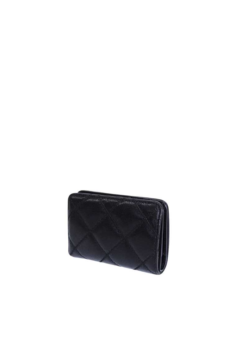 Tory Burch Willa Leather Medium Wallet In Black 150077