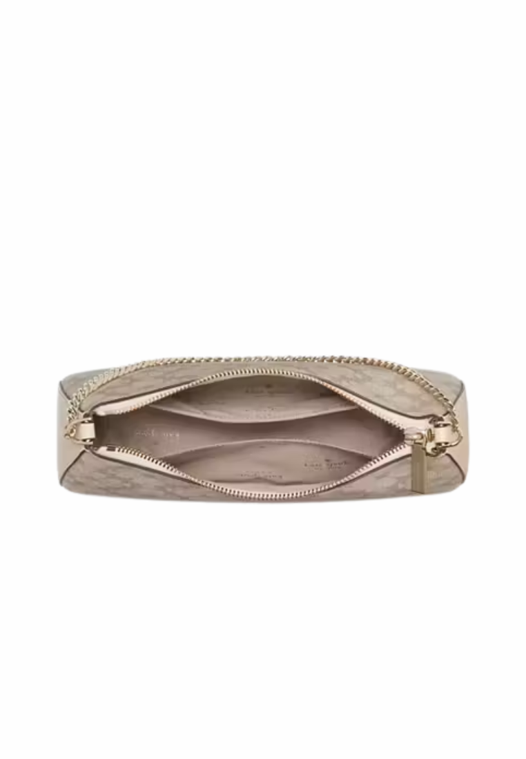 Kate Spade Signature Spade Flower Medium Convertible Crossbody Bag In Dark Beige KI381
