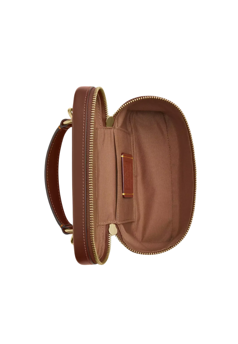 Coach Rainer Crossbody Bag 18 In Signature Canvas In Tan Brown CEO23