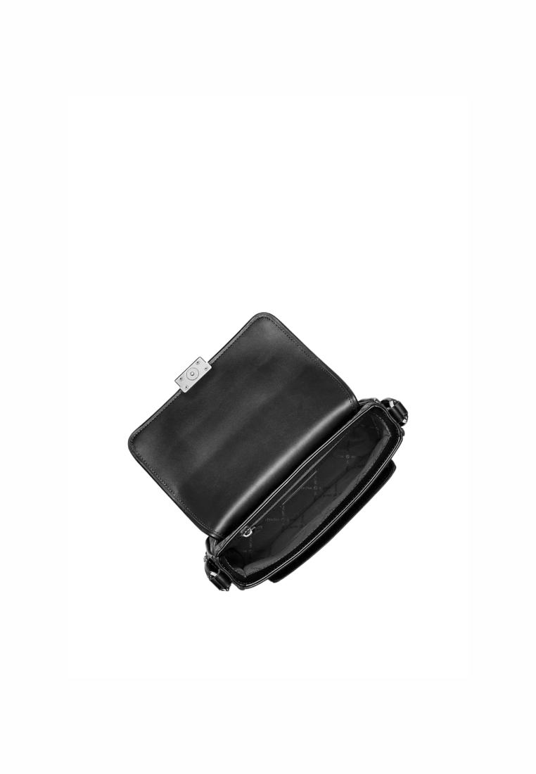 Michael Kors Bradshaw Medium Signature Logo Messenger Bag In Black 35S5S2BM8B