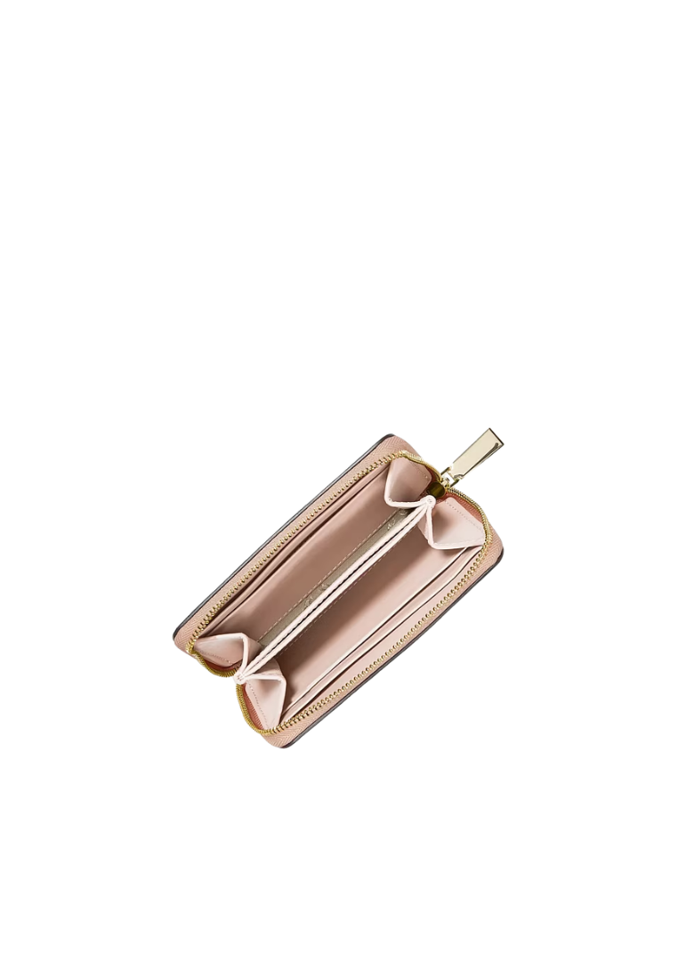 ( PREORDER ) Michael Kors Smal Logo Wallet In Vanilla/Soft Pink 32H9GJ6D0B
