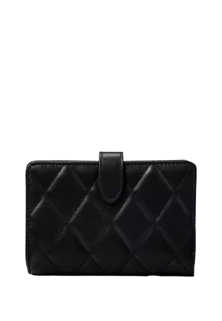 Kate Spade Carey Medium Compact Wallet In Black Multi KG424