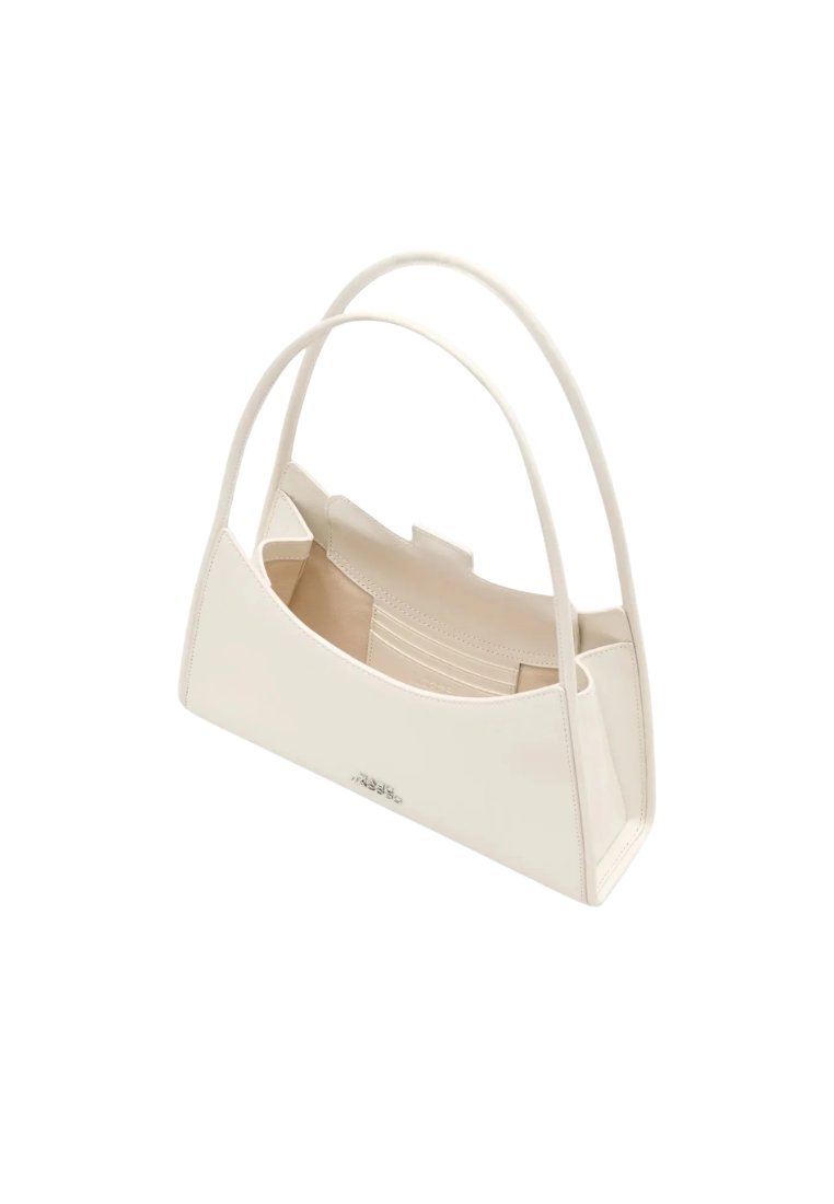 Marc Jacobs The Glam Claw Clip Shoulder Bag In Cotton White 2P5HSH026H02