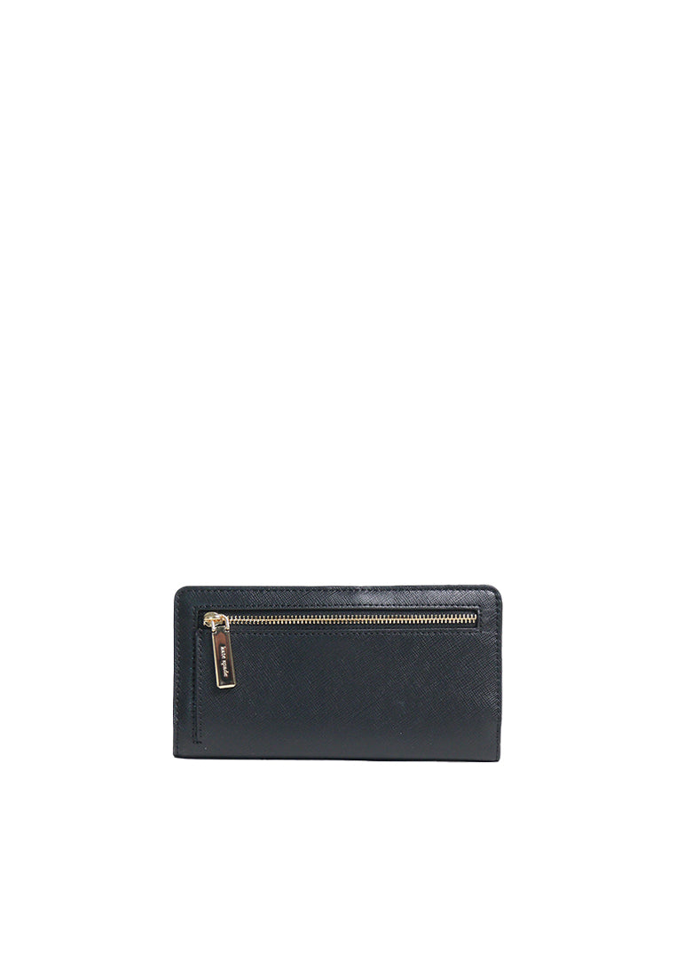 Kate Spade Madison Slim Bifold Wallet In Black K1366