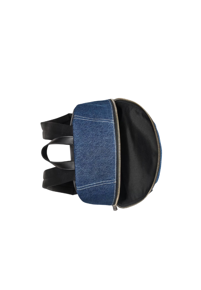 Marc Jacobs The Biker Colorblock Denim Large Backpack In Indigo Multi 2P5HBP003H03