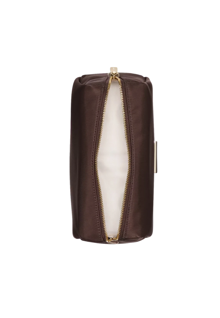 Kate Spade Carter Pouch Bag Nylon In Hot Fudge KL875