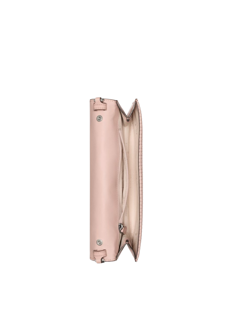 Kate Spade Ivy Shiny Quilted Crossbody Bag In Rose Smoke KP312
