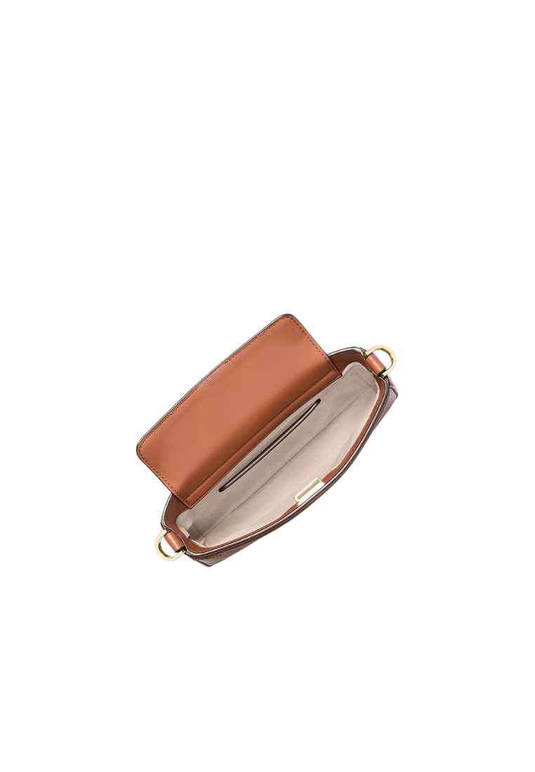 ( PREORDER ) Michael Kors Bryant Small Pebbled Leather Convertible Shoulder Bag In Luggage 32S5GYTU1L