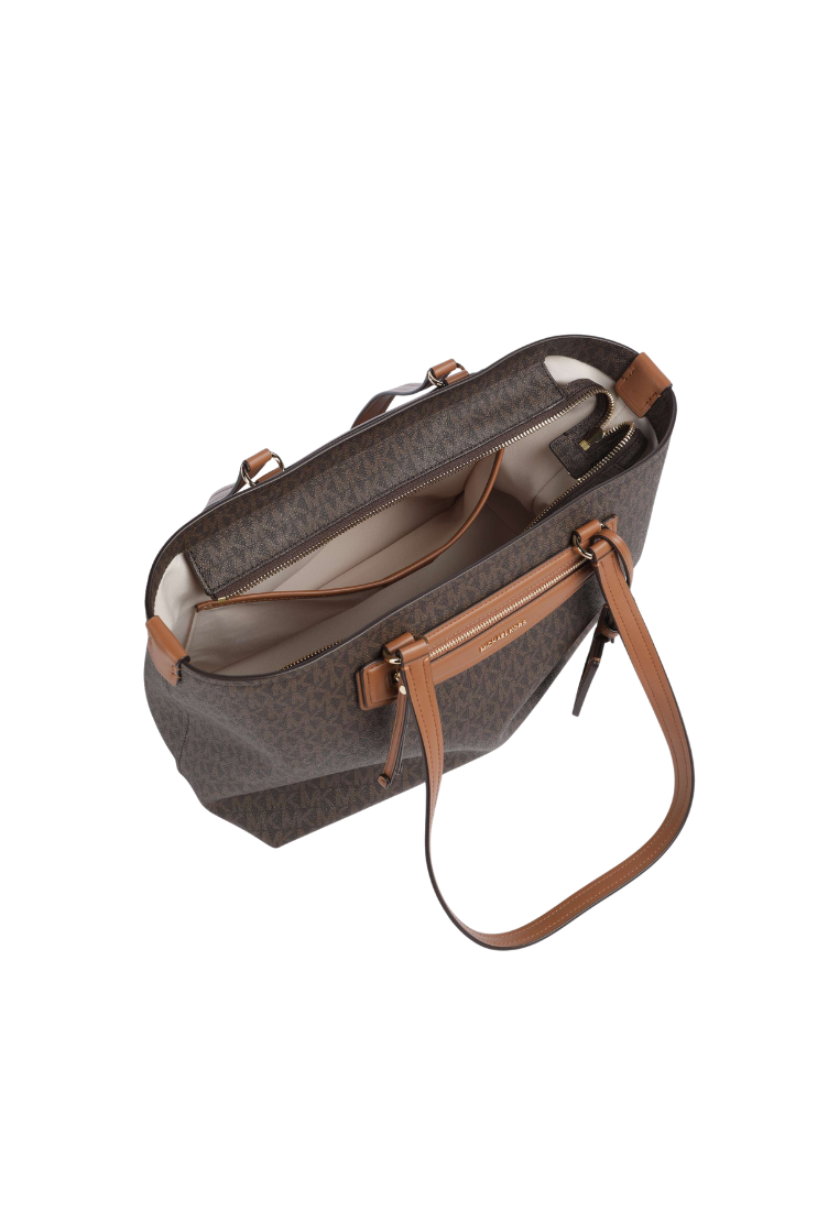 ( PREORDER ) Michael Kors Jet Set Travel Medium Tote Bag In Brown/Acorn 30S6GTVT2B