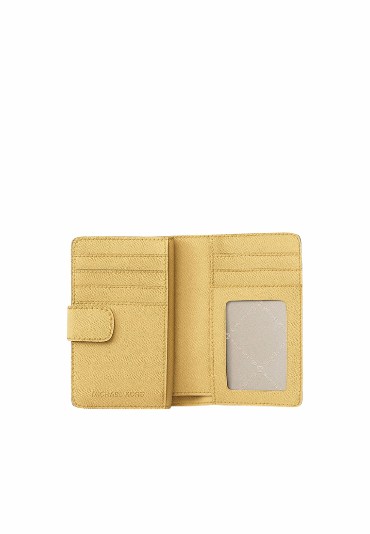 Michael Kors Jet Set Medium Bifold Zip Coin Wallet In Honey 35F7GTVF2L