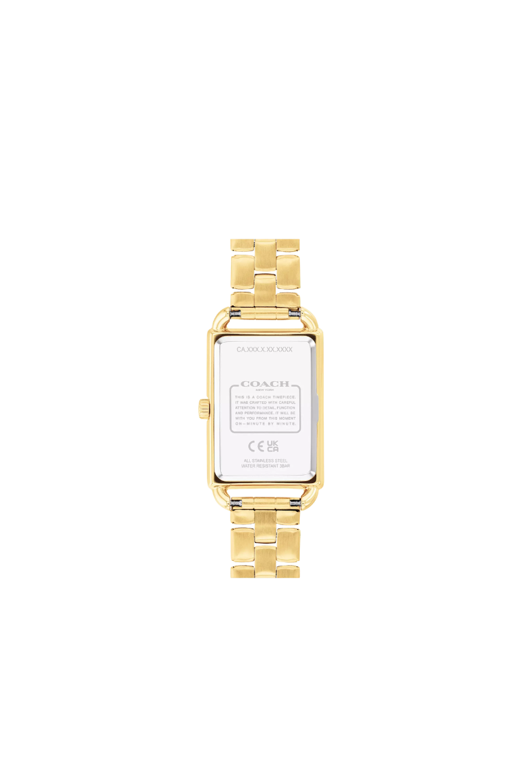 ( PREORDER ) Coach Liz 30MM X 22MM Watch In Gold CS622