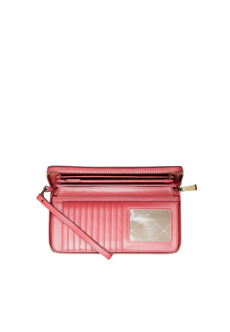 ( PREORDER ) Michael Kors Jet Set Travel Large Wallet In Light Berry 32T4GJ6E7L