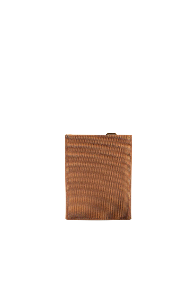 Carhartt Nylon Duck Trifold Wallet In Brown WW0236