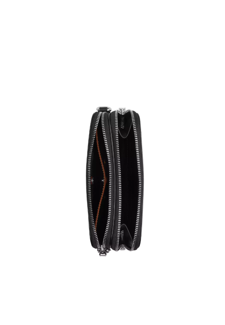 ( PREORDER ) Coach Clinton Crossbody Bag In Signature Black CFT68
