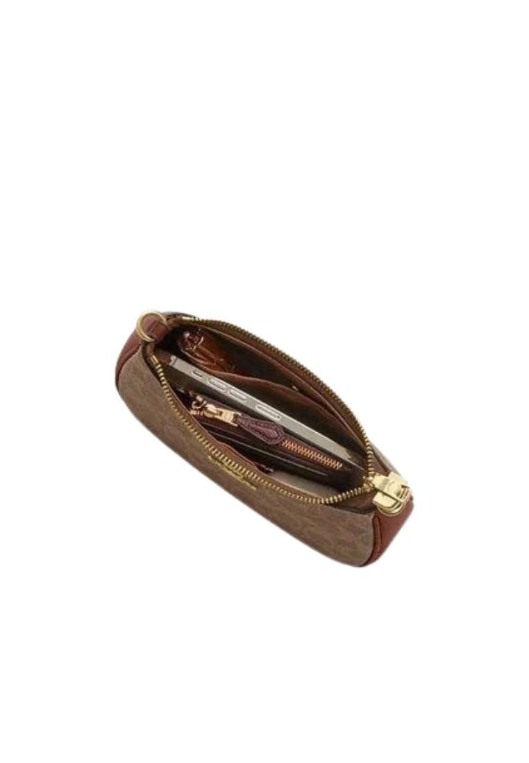 Coach Teri Shoulder Bag Mini In Tan Brown CW323