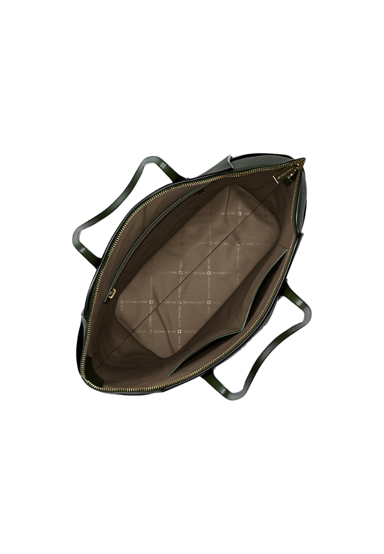 Michael Kors Marilyn Medium Saffiano Leather Tote Bag In Moss Mousse 35F5G6AT2L