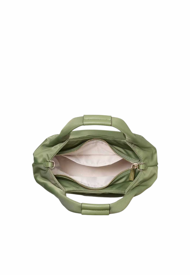 Kate Spade Carter Nylon Small Pleated Crossbody Bag In Cedar Stand KL965