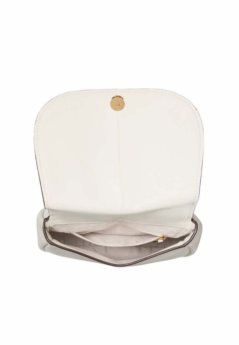 Kate Spade Kayla Saddle Bag In Meringue KL025