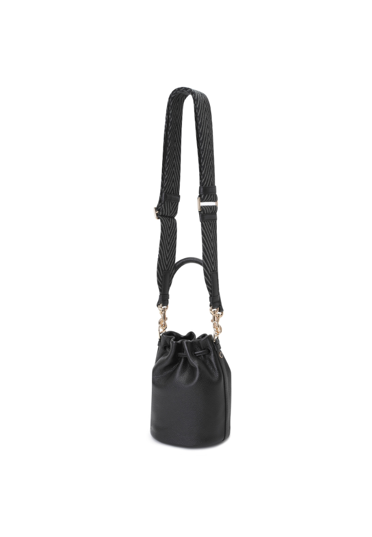 Marc Jacobs The Groove Webbing Bucket Bag In Black 4R3HCR013H02