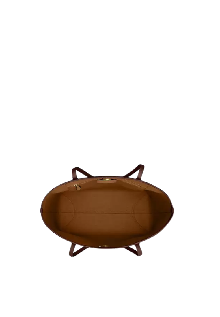 Coach City Signature Canvas Tote Bag In Tan Brown CV976