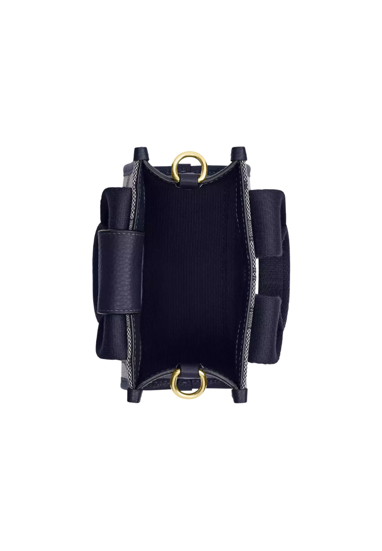 Coach Smith Mini Tote Bag In Signature Jacquard In Midnight Navy CCL75