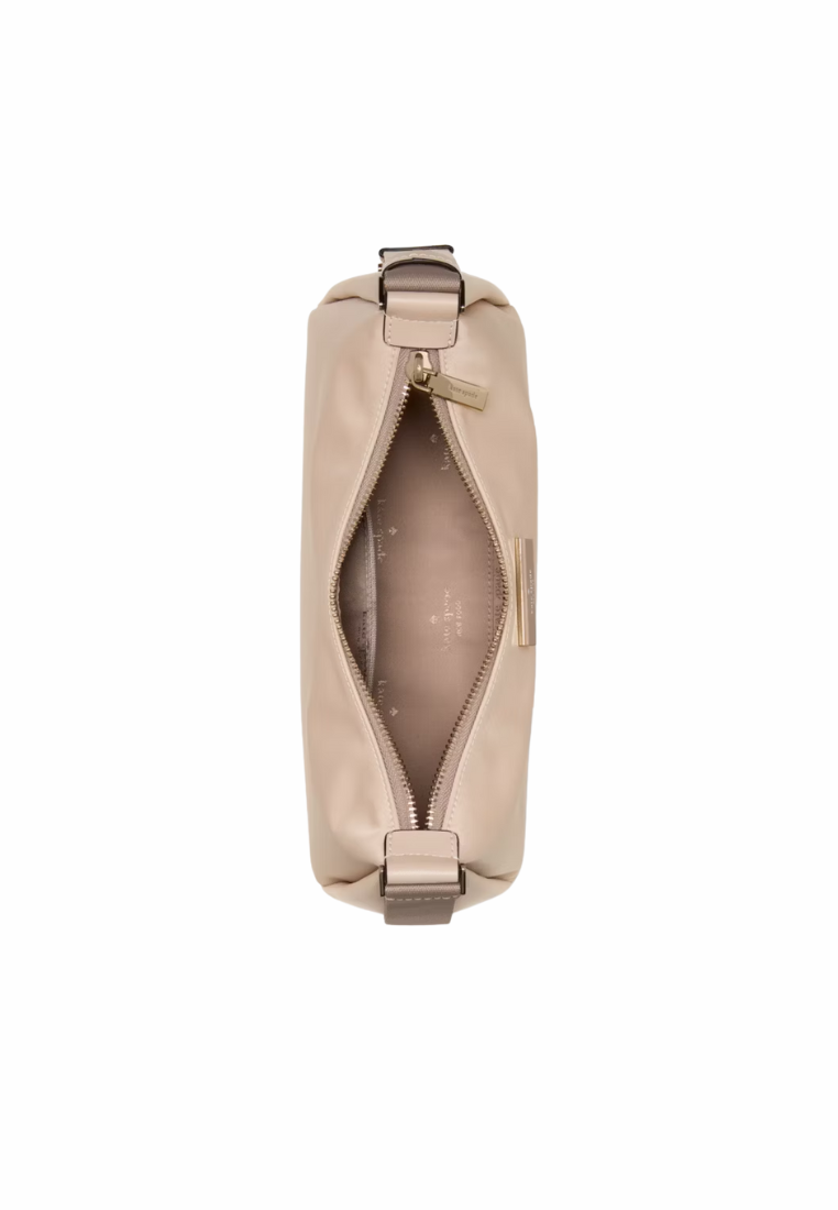 Kate Spade Carter Nylon Small Shoulder Bag In Warm Beige KL967