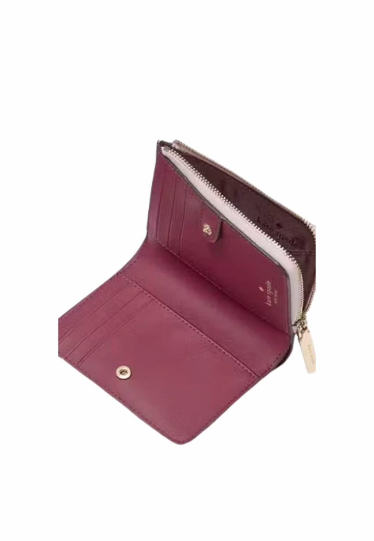 Kate Spade Madison Small L-Zip Wallet In Tutu Pink KN226